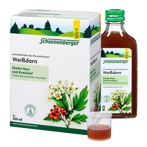 WEISSDORN SAFT Schoenenberger Heilpflanzens&auml;fte