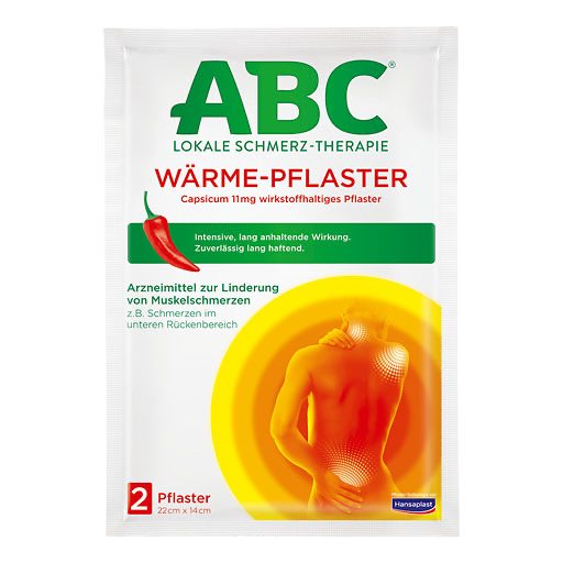 ABC W&auml;rme-Pflaster Capsicum Hansaplast med 14x22