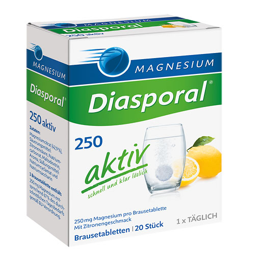 MAGNESIUM DIASPORAL 250 aktiv Brausetabletten