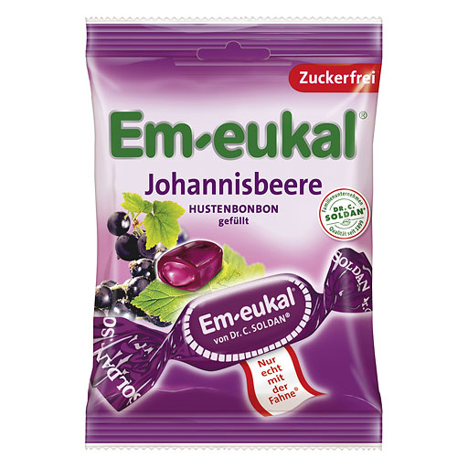 EM-EUKAL Bonbons Johannisbeere gef&uuml;llt zuckerfei