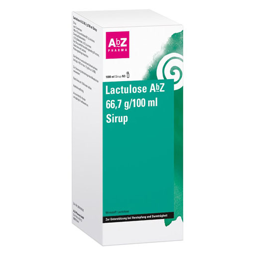 LACTULOSE AbZ 66,7 g/100 ml Sirup - bei Verstopfung