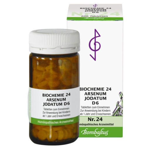 BIOCHEMIE 24 Arsenum jodatum D 6 Tabletten