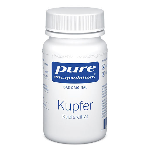 PURE ENCAPSULATIONS Kupfer Kupfercitrat Kapseln