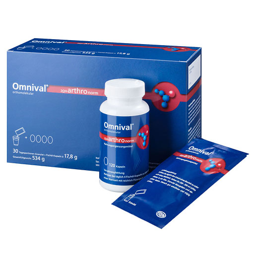 OMNIVAL orthomolekul.2OH arthro norm 30Gran.Kap.