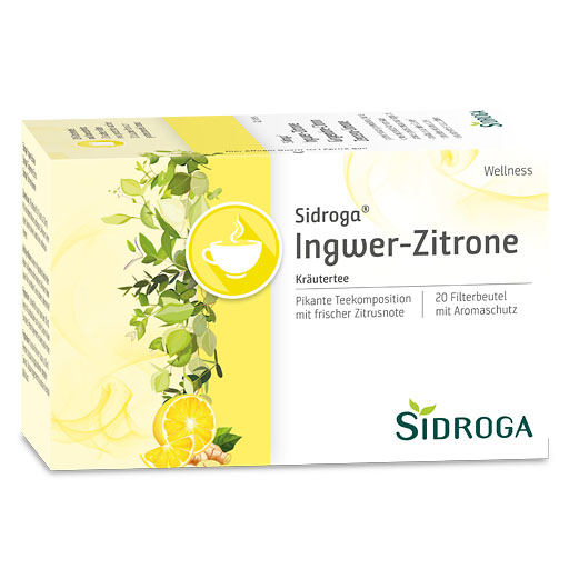 SIDROGA Wellness Ingwer-Zitrone Tee Filterbeutel