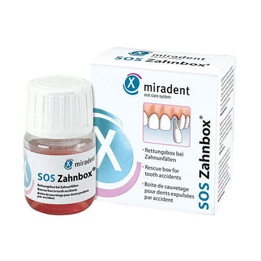 MIRADENT Zahnrettungsbox SOS Zahnbox