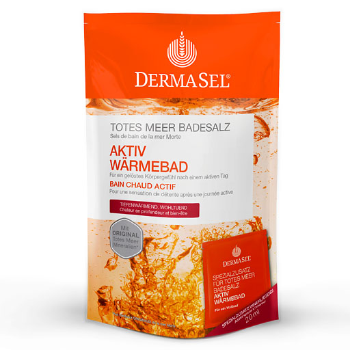 DERMASEL Totes Meer Badesalz+Aktiv W&auml;rme SPA