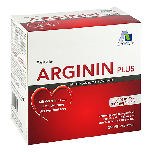 ARGININ PLUS Vitamin B1+B6+B12+Fols&auml;ure Filmtabl.