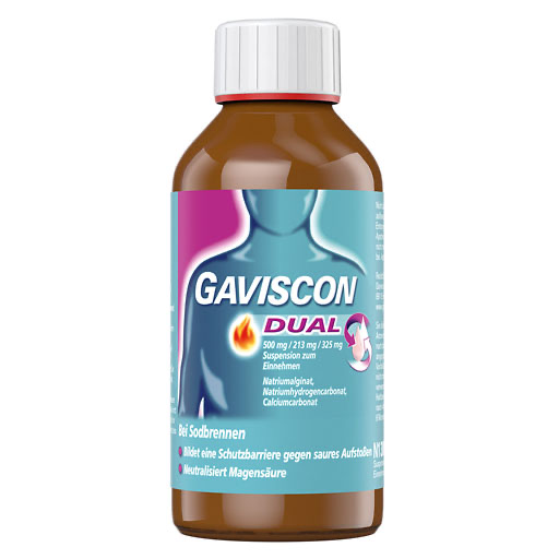 GAVISCON Dual 500mg/213mg/325mg Suspension z.Einn.