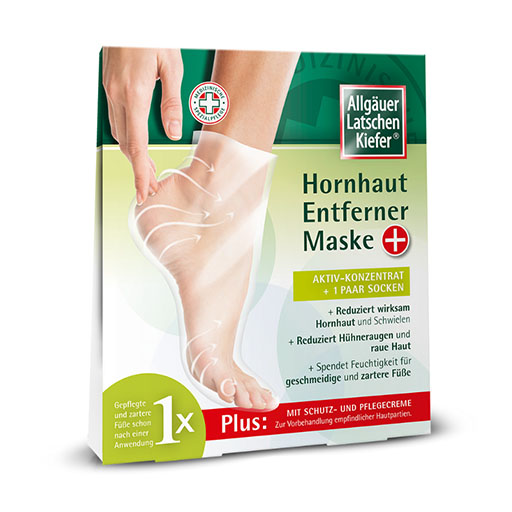 ALLG&Auml;UER LATSCHENK. Hornhaut Entferner Maske plus