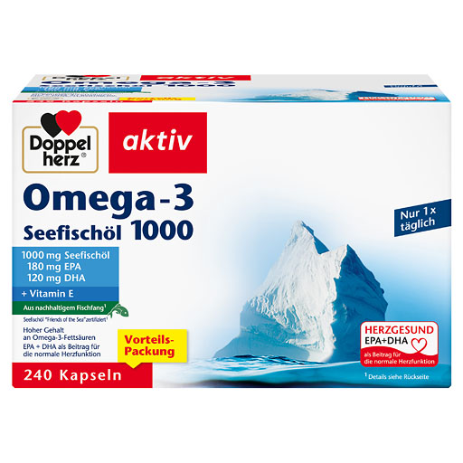 DOPPELHERZ Omega-3 Seefisch&ouml;l 1000 Kapseln