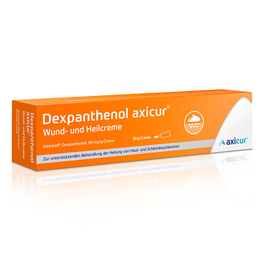 DEXPANTHENOL axicur Wund- und Heilcreme 50 mg/g