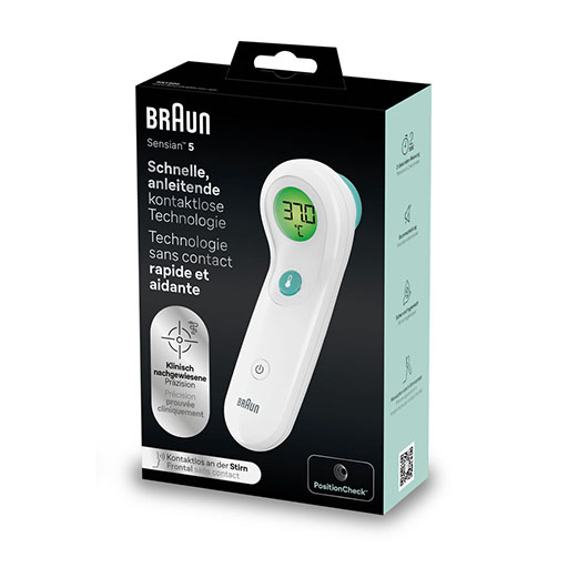 BRAUN NO touch+touch Stirnthermometer