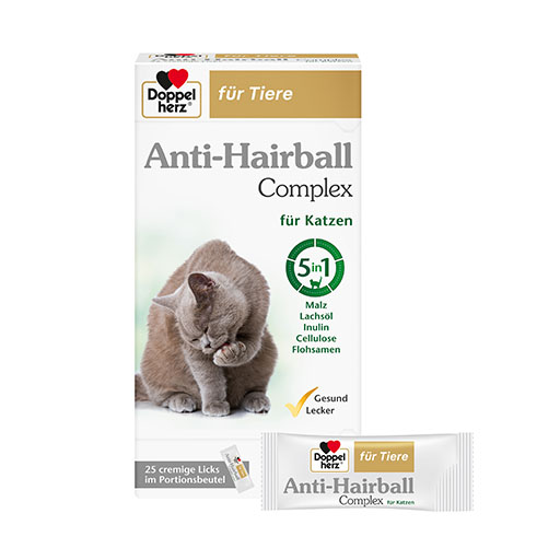 DOPPELHERZ f&uuml;r Tiere Anti-Hairball Complex Katzen